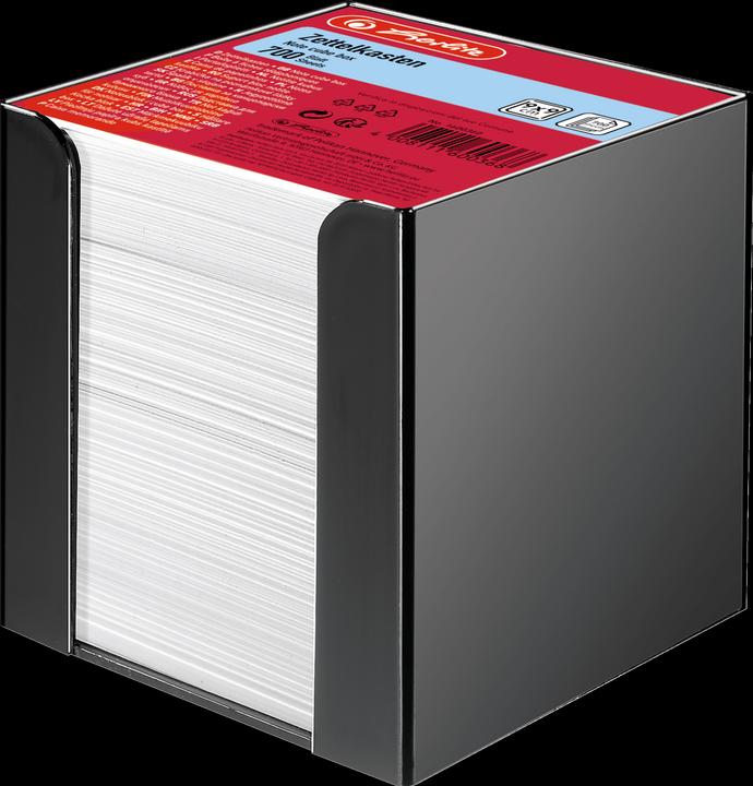 Produktbild Herlitz 1600360 700Blätter Schwarz Kunststoff Aktenordner (9 x 9 x 9 cm)