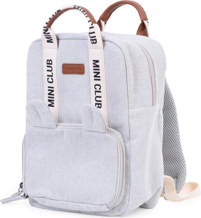Childhome Kinderrucksack Club Signature canvas altweiss (7.40 l)