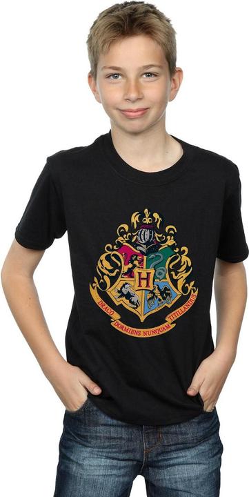 Immagine prodotto Hogwarts Crest Gold Ink Maglietta Ragazzi (116)