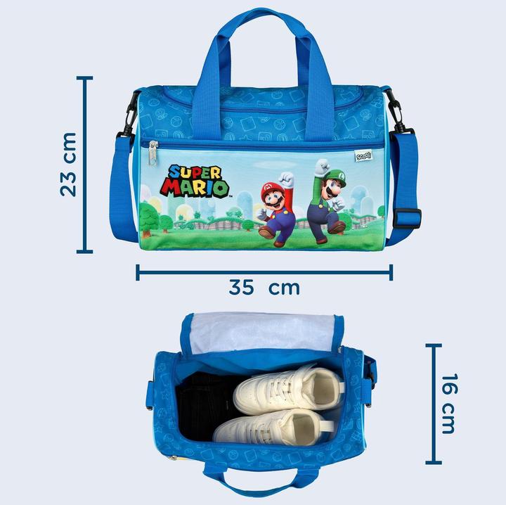 Actual product image Scooli Super Mario Gym Bag (8 l)