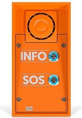 Actual product image 2N IP Door Station IP Safety 2 Call+10W Speaker (Ethernet, Cable)