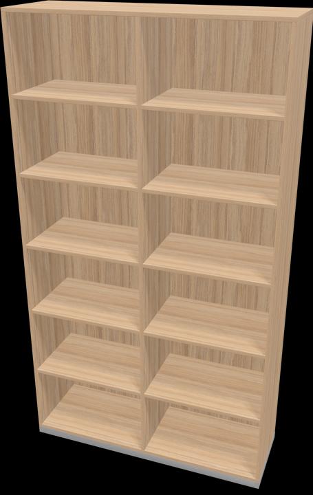 Actual product image Narbutas Choice shelf (120 x 40 x 217 cm)