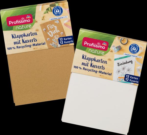 Image du produit dm Profissimo nature Jeu de cartes pliables avec enveloppes en matériau recyclé