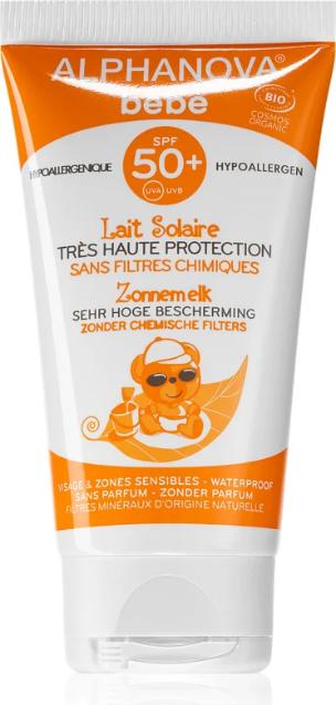Image du produit Alphanova BB lait solaire bio SPF50+ lait (Lait solaire, SPF 50+, 50 ml, 50 g)