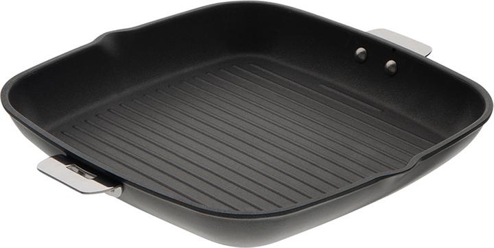 Image du produit Cristel Poêle à griller Cookway 28 x 28 cm (28 cm, Poêle à grillades, Aluminium)