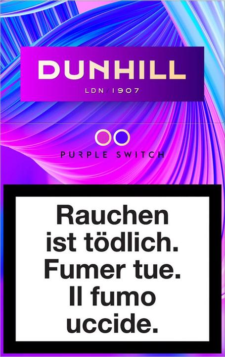 Actual product image Dunhill International Purple Switch