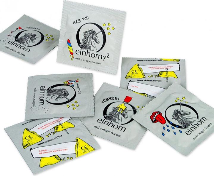 Immagine prodotto Einhorn Condoms Il ritorno del mostro spermatico (7 pz.)