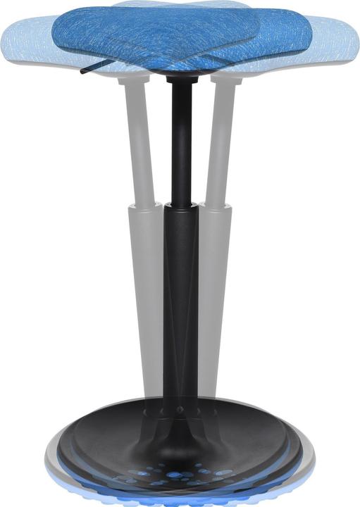 Image du produit Topstar Tabouret Sitness H1 Triangle bleu SH306 CV6