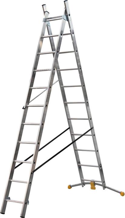 Produktbild Hailo Kombileiter HobbyLOT 2 x 11 Sprossen (Mehrzweckleiter, 314 cm)