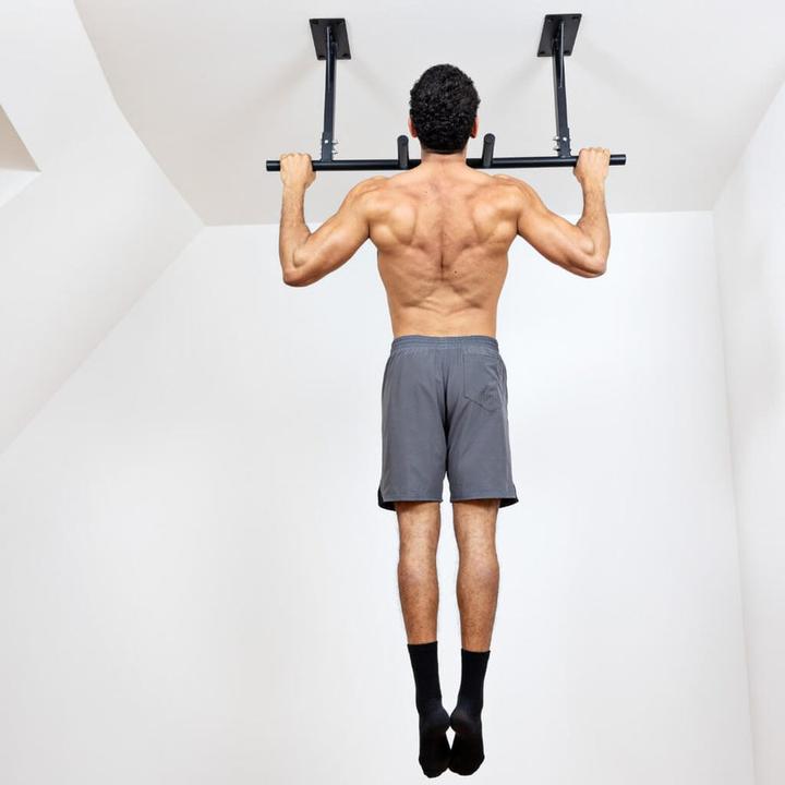 Produktbild Pullup & Dip Klimmzugstange Decke inkl. Klimmzugband und Schrauben