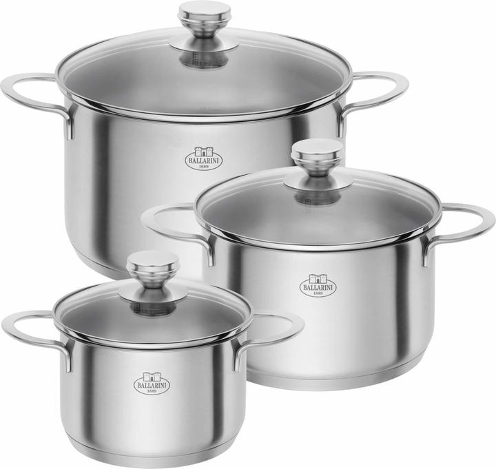 Actual product image Ballarini 75003-078-0 (24 cm, Pan set + pot set, Stainless steel)