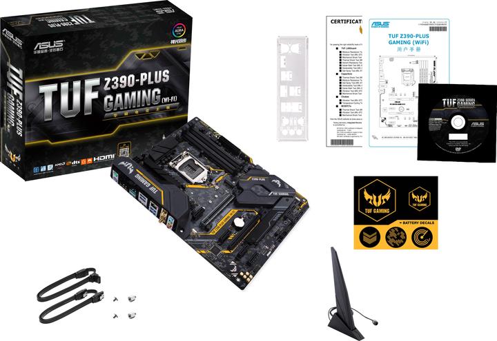 Immagine prodotto ASUS TUF Z390-Plus Gaming (LGA 1151, Intel Z390, ATX)