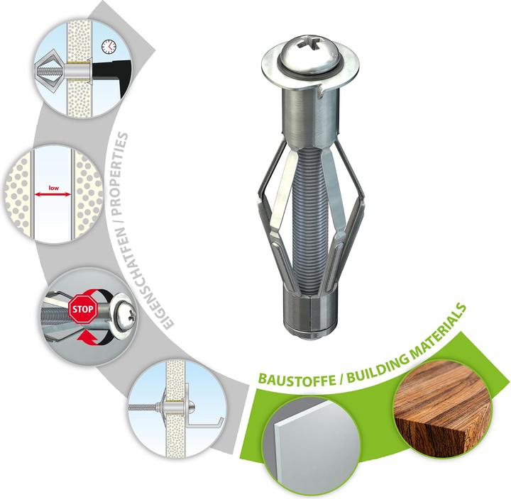 Image du produit Tox Metall-Hohlraumdübel Acrobat (50 pcs)