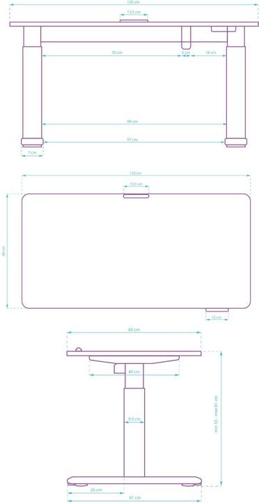 Produktbild Ultradesk Pulsar