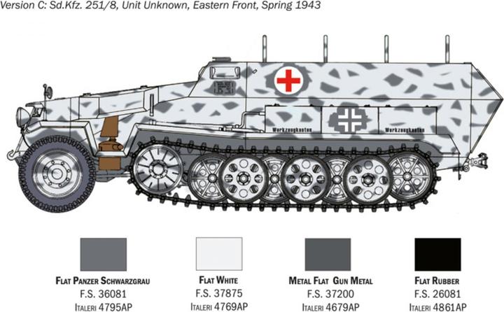 Produktbild 1:72 Sd.Kfz. 251/8 Ambulance