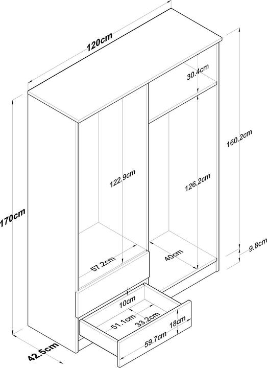 Actual product image Skye Decor Kensley (120 x 42.5 cm)