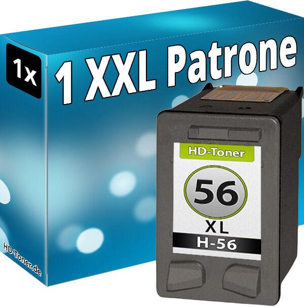Actual product image Druckfuxx TINTE PATRONEN für HP 56XL PSC 1315 1317 1350 2100 2105 2110 2115 2170