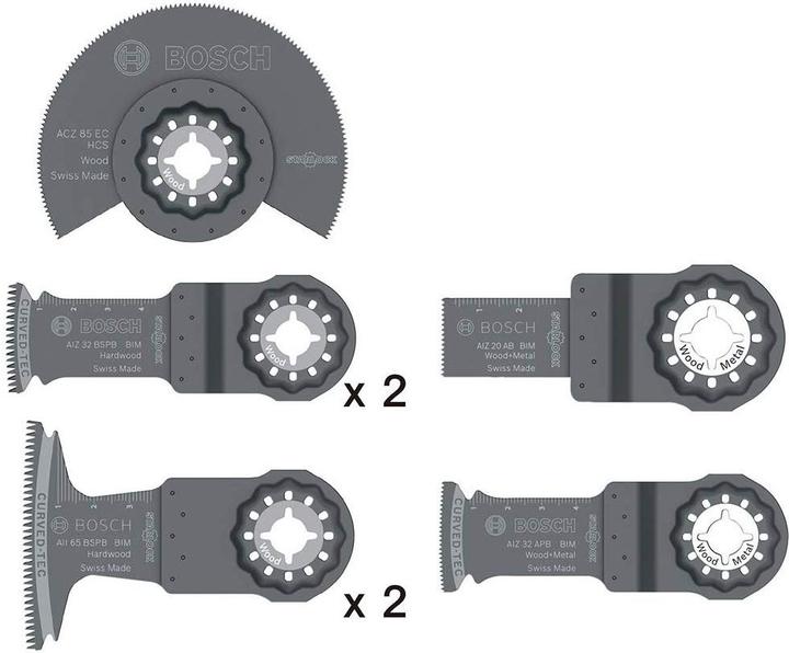 Actual product image Bosch Professional Zubehör Starlock set for wood ACZ 85 EC, All 65 BSPB, AIZ 32 APB/32 BSPB/20 AB
