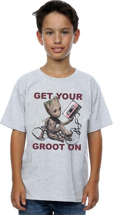 Produktbild Guardians of the Galaxy Boys Get Your Groot On Heather T-Shirt (152, 158)