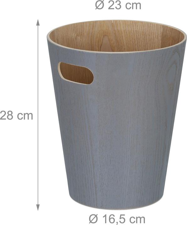 Produktbild Relaxdays Papierkorb (7.50 l)