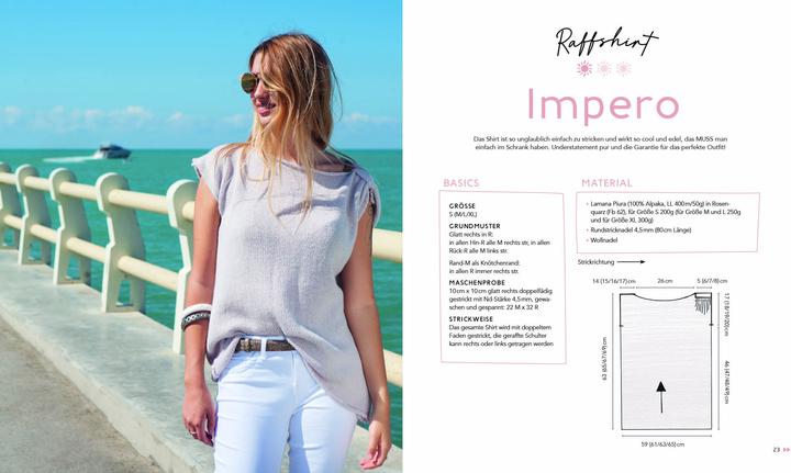 Image du produit Shirts, Tops und Tücher stricken (Allemand, Sandra Kirchner, 2024)
