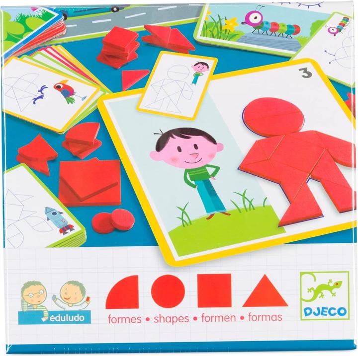 Image du produit Djeco Puzzle Éduludo Formes (Français)