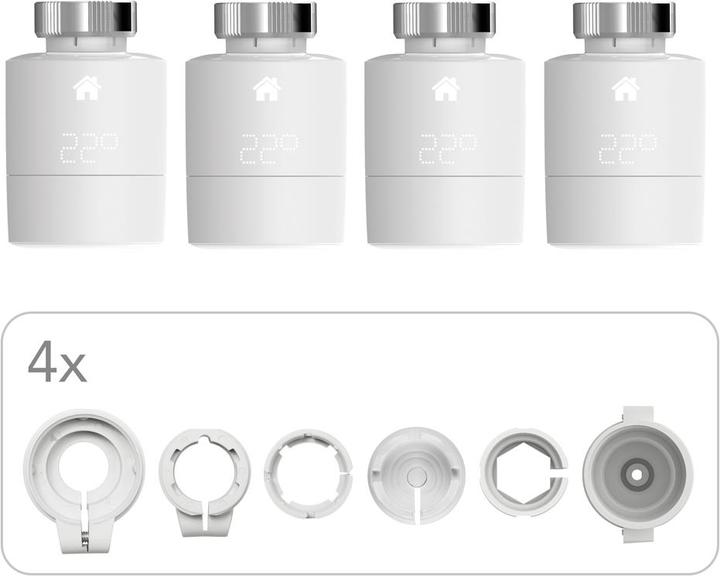 Actual product image tado° Smart radiator thermostat - Quattro Pack