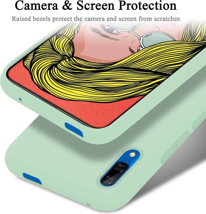 Immagine prodotto Cadorabo Copertura della cassa del silicone liquido TPU (Huawei P Smart Z, Huawei Enjoy 10 Plus, Huawei Y9 Prime (2019))