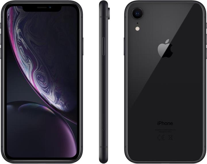 Produktbild Apple iPhone XR (128 GB, Black, 6.10", SIM + eSIM, 12 Mpx, 4G)