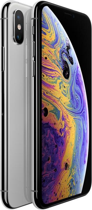 Produktbild Apple iPhone XS (256 GB, Silver, 5.80", SIM + eSIM, 12 Mpx, 4G)
