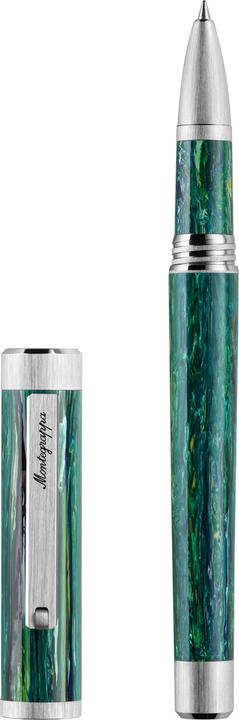 Actual product image Montegrappa Iszezrip g10 mg Biros, Zero Zodiac Sagittarius, Palladium