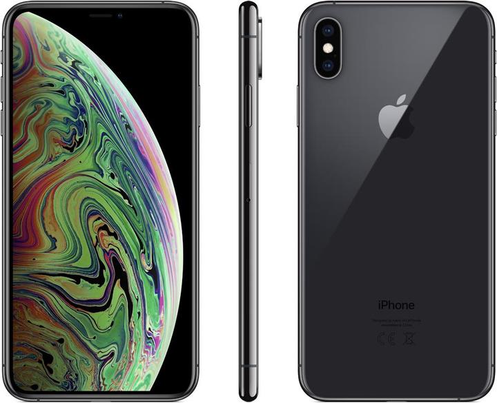 Apple iPhone XS Max (256 GB, Space Grey, 6.50", SIM + eSIM, 12 Mpx, 4G)