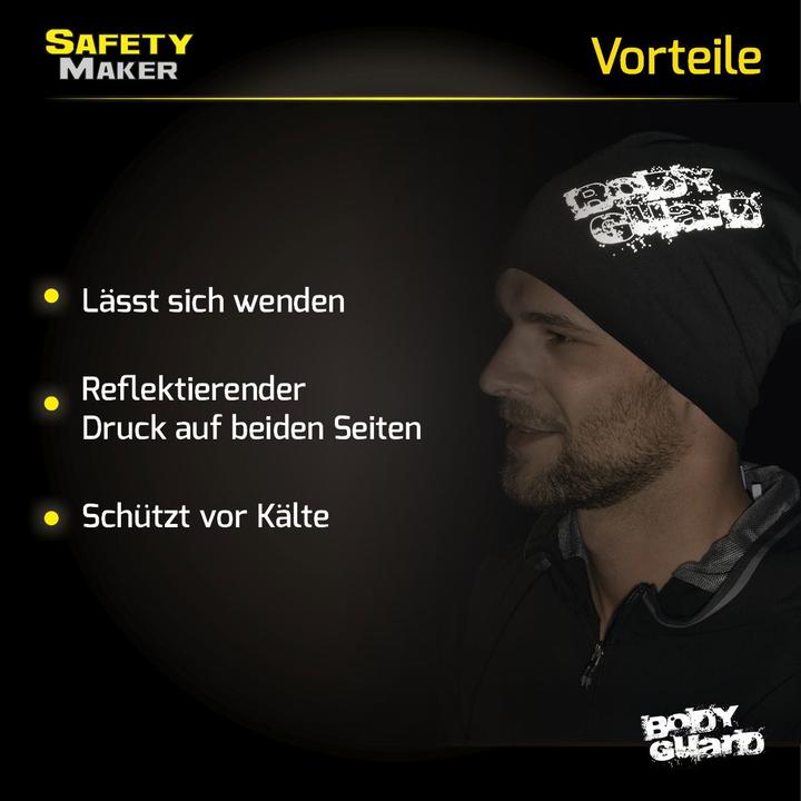 Produktbild SafetyMaker Wende Beanie reflektierend (One Size)