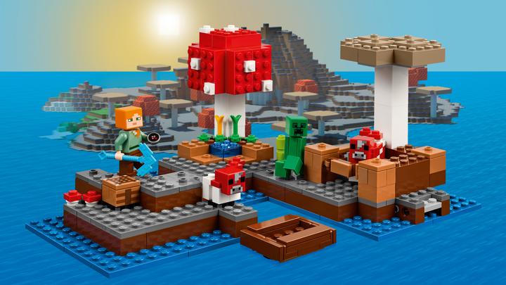Immagine prodotto LEGO L'isola dei funghi (21129, LEGO Minecraft)