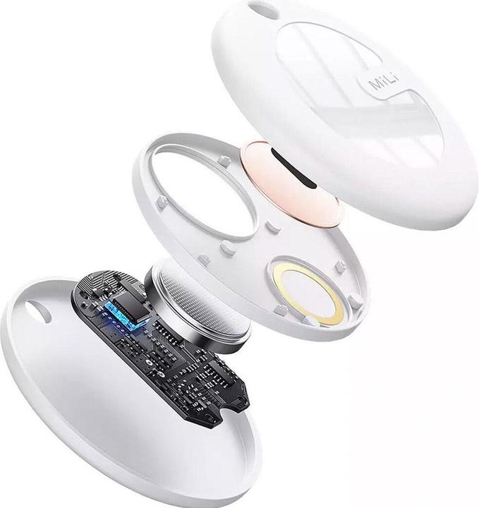 Produktbild MiTag met Sleutelhanger Wit 4-Pack (Mac OS, WatchOS, iOS, iPadOS)