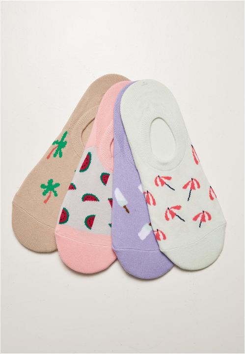 Urban Classics Recycled Yarn Invisible Summer Socks 4-Pack