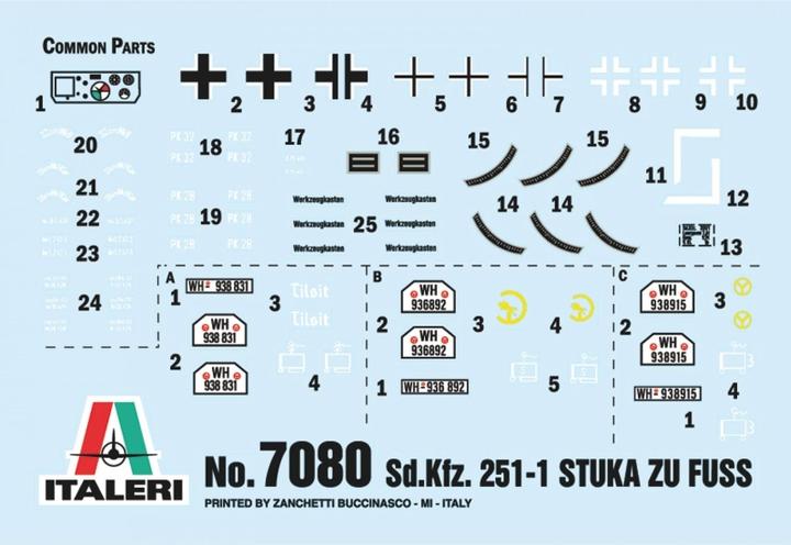 Actual product image 1:72 Sd.Kfz. 251/1 "Stuka On Foot