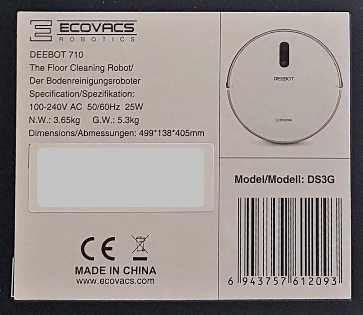 Produktbild Ecovacs Deebot 710 (Saugroboter)