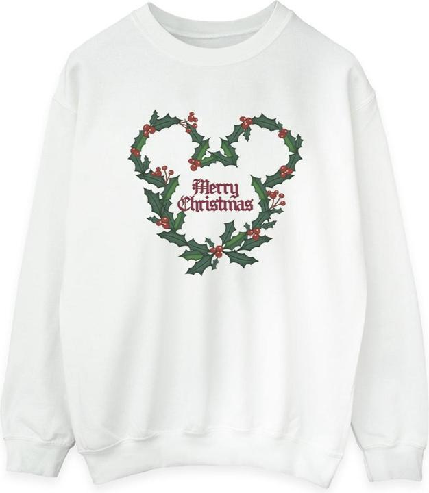 Immagine prodotto Disney Mickey Mouse Merry Christmas Holly Felpa Donna (L)