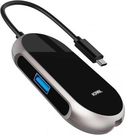 Actual product image JCPAL Linx Onyx USB-C 4-Port Hub USB3.0*3+RJ45 (USB-C)