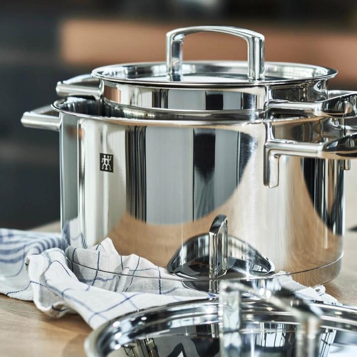 Actual product image Zwilling Passion saucepan w. lid Ø24 cm / 6l (Promo 2019) (24 cm, Pot, Stainless steel)