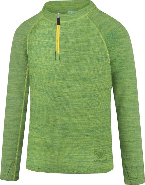 Image du produit Normani Kinder Merino Langarm mit 1/4 Zipper „Nyapari“ - 9545 (170, 176)