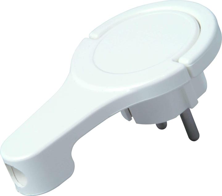 Produktbild Kopp 172002037 Schutzkontakt-Flachstecker 230 V Weiss IP20 (CEE 7/7)