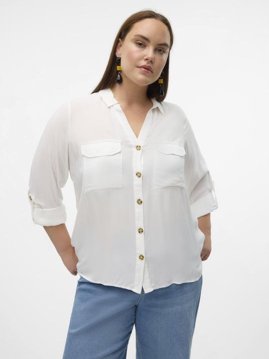 Image du produit Vero Moda Coupe normale Col chemise Manches courbes avec enveloppe Chemise (48)
