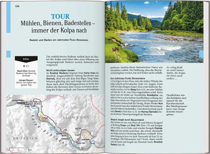 Produktbild Reise-Taschenbuch Reiseführer Slowenien & Istrien (Deutsch, Daniela Schetar, 2024)