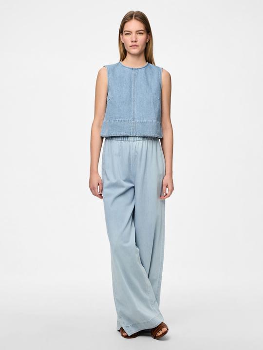 Produktbild Pieces PCFLORA ÄRMELLOSES DENIM Oberteil (M)
