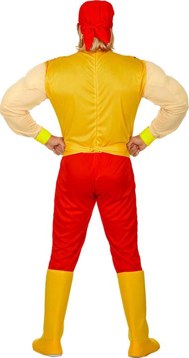 Actual product image Widmann WRESTLING CHAMP (muscle shirt, trousers, belt, boot covers, bandana), L (L)