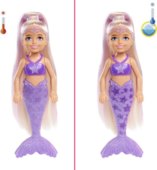 Actual product image Barbie Color Reveal Rainbow Mermaids Chelsea Dolls Assortment Series 1