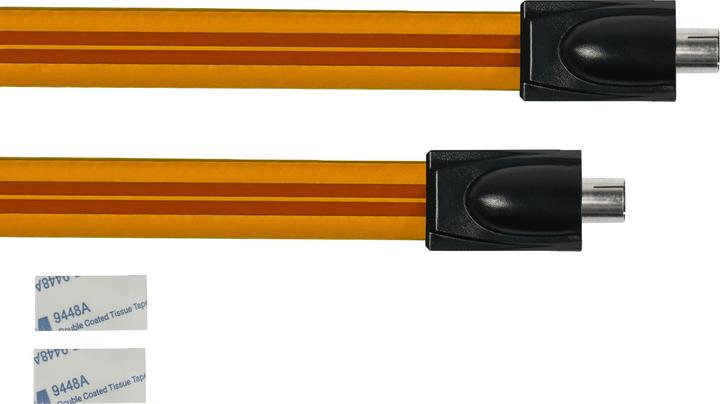 Produktbild Good Connections SAT/TV Fensterdurchführung High-Quality, IEC-/Koax-Buchse beidseitig, Gesamtlänge 26cm, flexible Län (Fensterdurchführung)