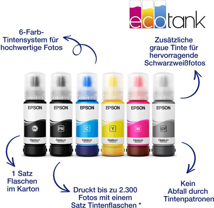 Actual product image Epson EcoTank ET-8500 (Ink tank, Colour)